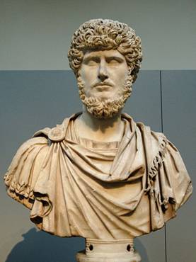 Lucius Verus  Roman co-Emperor reigned 161-169 CE   Palazzo Mattei Rome  Papal and Townley Collections GR 1805.7-3.103